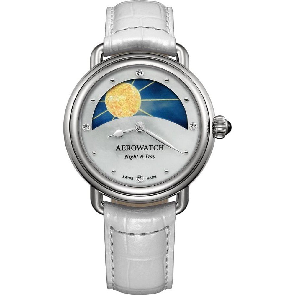 Aerowatch 1942 44960-AA11 1942 - Night & Day Horloge