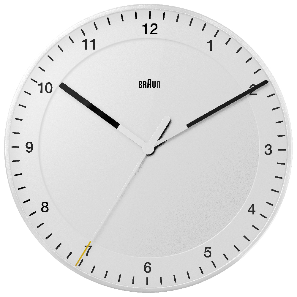 Braun BNC017WHWH-NRC Wall Clock Quartz Klok