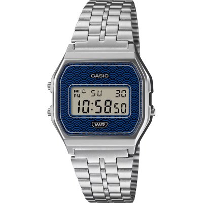 Casio Vintage A159WEVJ-2EF Vintage Series - 'Seigaiha' Horloge