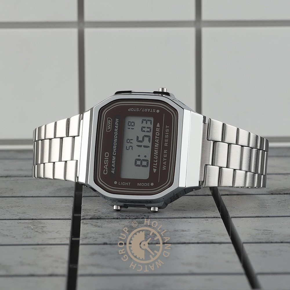 Casio HERITAGE A168 UNISEX - Digitaal horloge - black/zwart