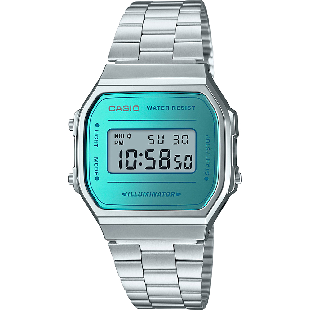 Casio Vintage A168WEM-2EF Retro Mirror Horloge