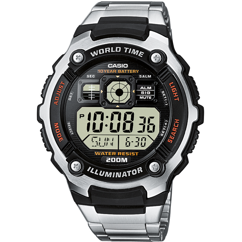 Casio Sport AE-2000WD-1AVEF Basic Sports horloge • EAN: 4971850442165 •  Horloge.be