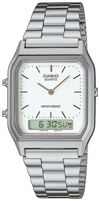 Casio Vintage AQ-230A-7DMQYES Vintage Edgy Horloge