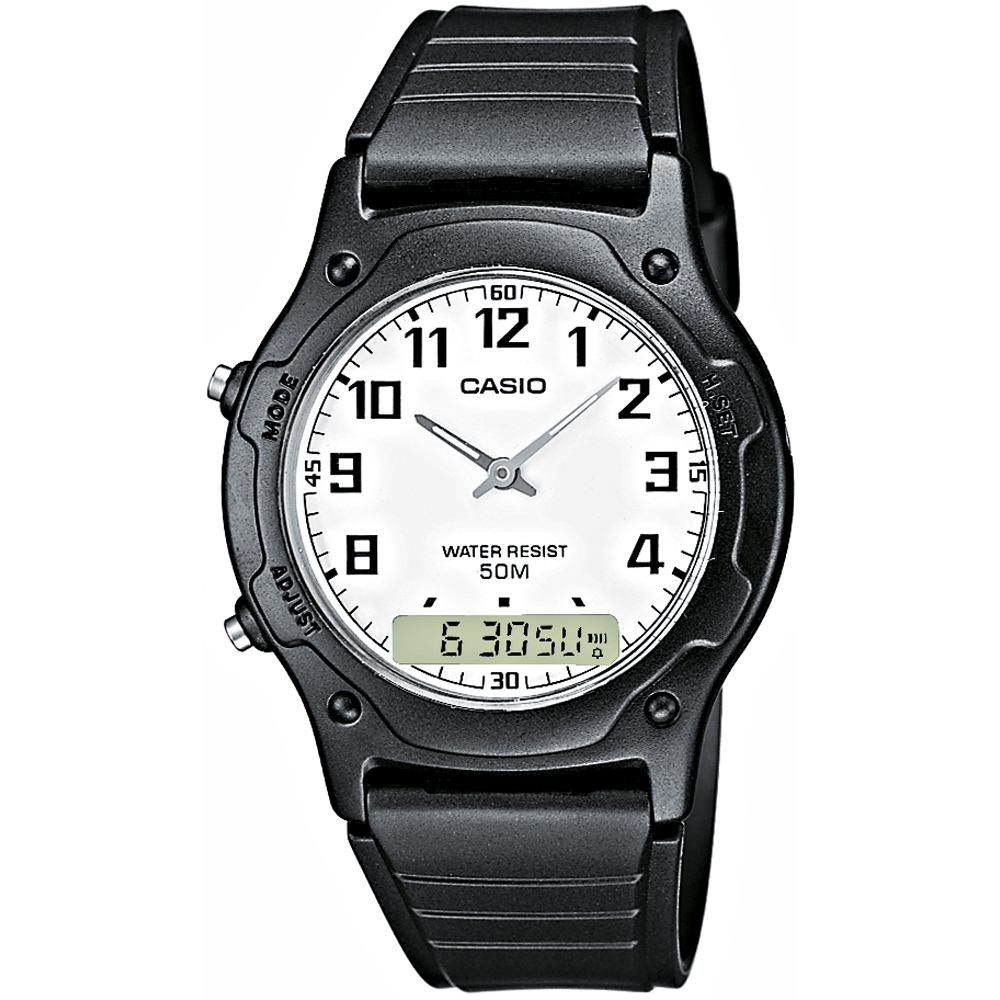 Casio Vintage AW-49H-7BVEG Dual Time Horloge
