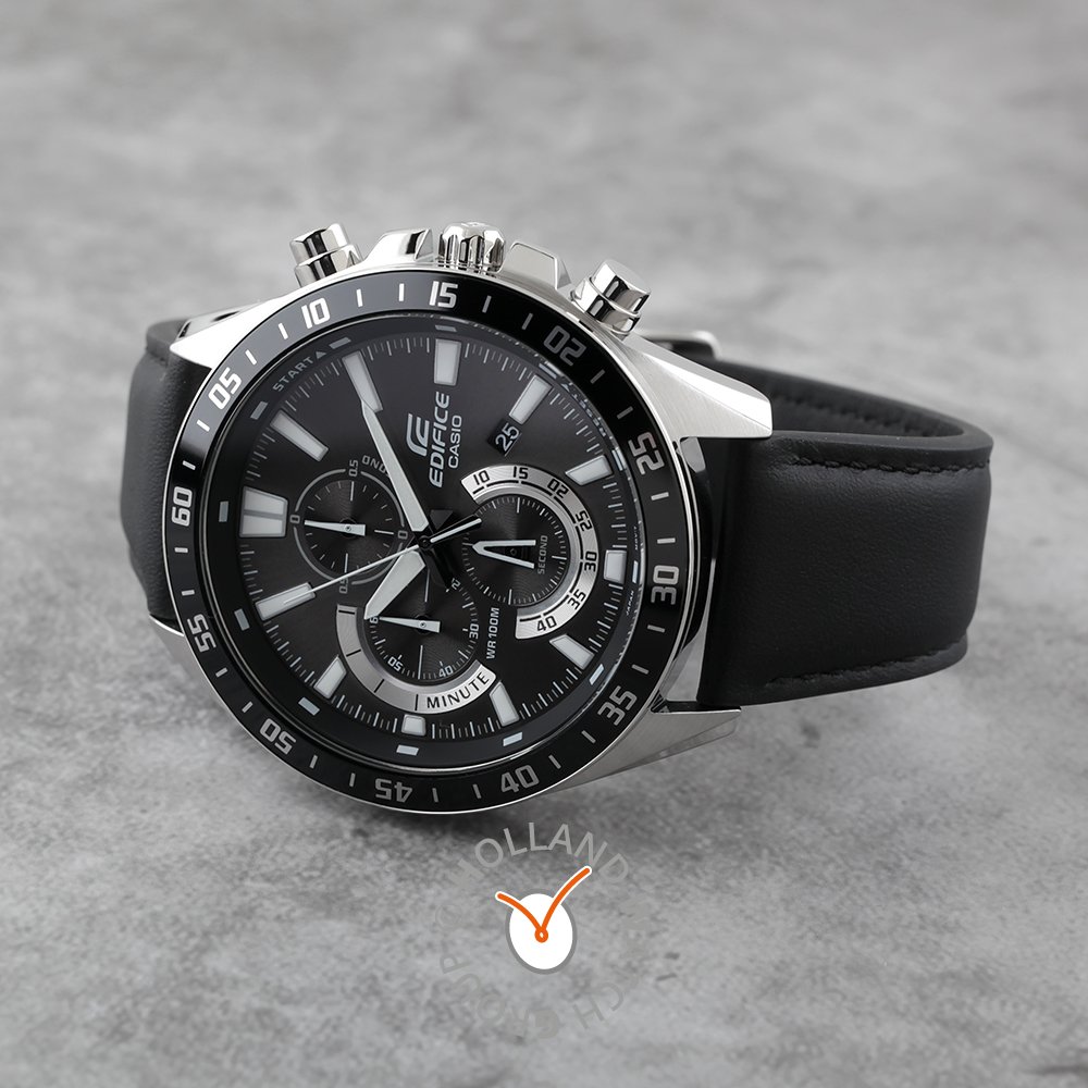 Casio Edifice EFV-620L-1AVUEF Big Face Chrono horloge • EAN: 4549526312212  • Horloge.be