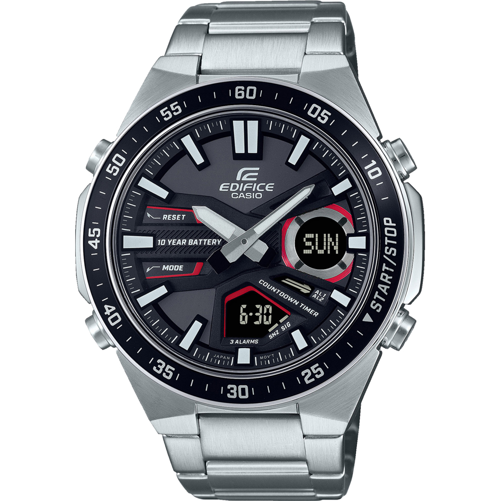 Casio Edifice Classic  EFV-C110D-1A4VEF Ana-Digi Chronograph Horloge