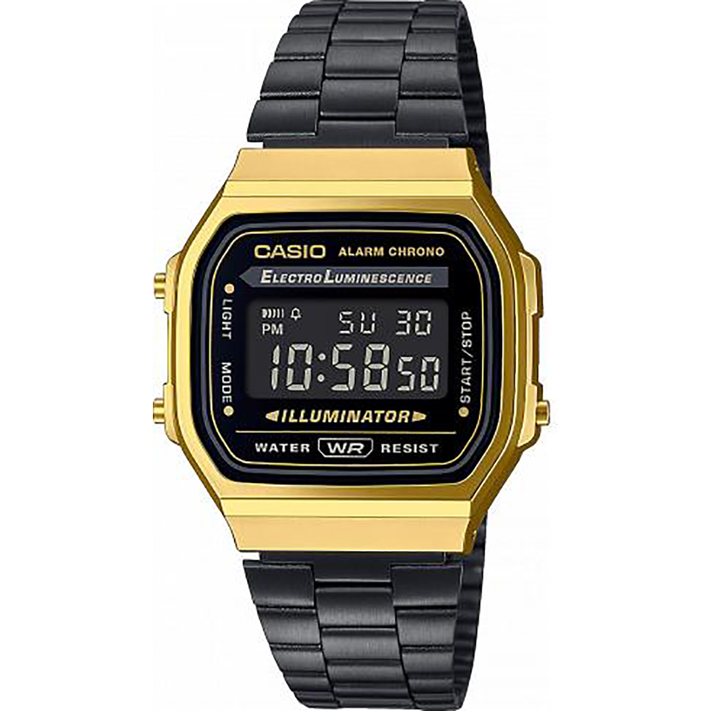 Casio Vintage A168WEGB-1BEF Retro Mirror Horloge