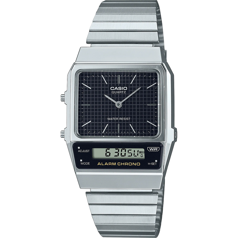 Casio Vintage AQ-800E-1AEF Vintage Edgy Horloge
