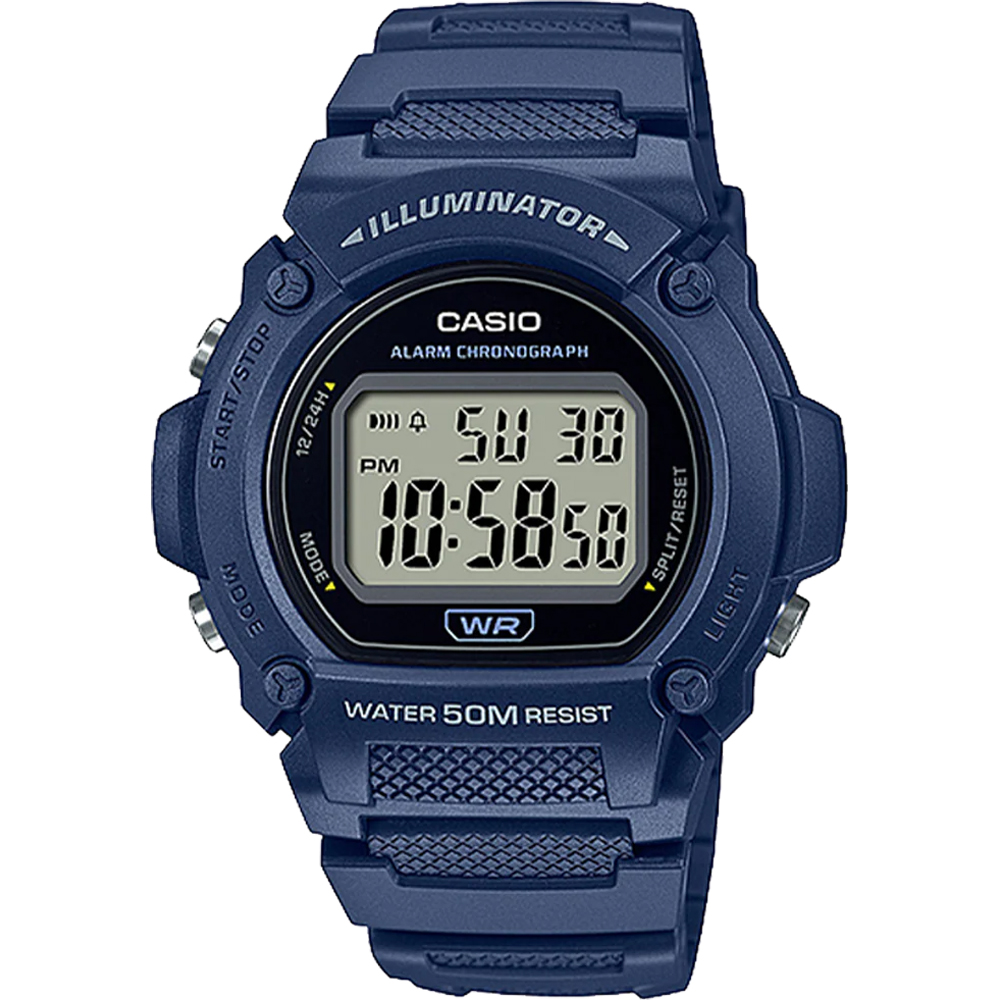 Casio Collection W-219H-2AVEF Digital Sport Horloge