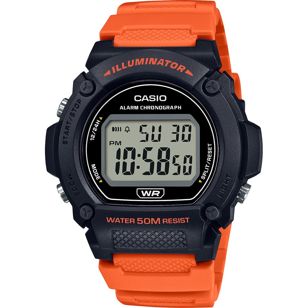 Casio Collection W-219H-4AVEF Digital Sport Horloge