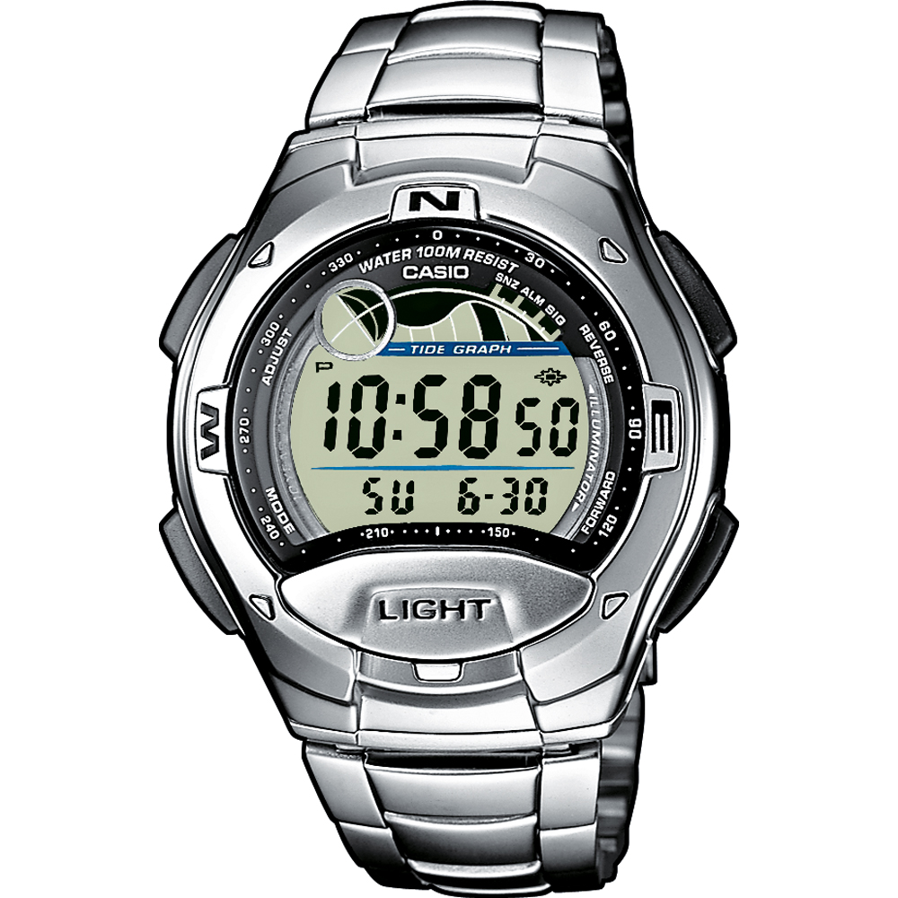Casio Sport W-753D-1AVES Sports Tide Horloge