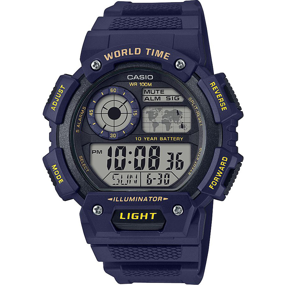 Casio Collection AE-1400WH-2AVEF World Timer Horloge