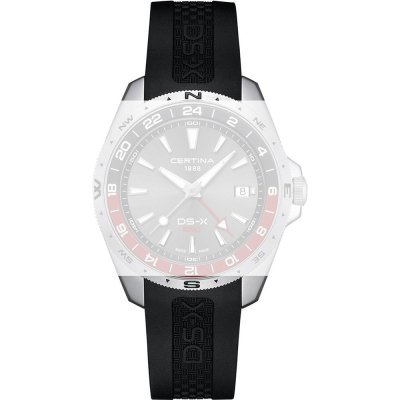 Certina C603024582 DS-X GMT band