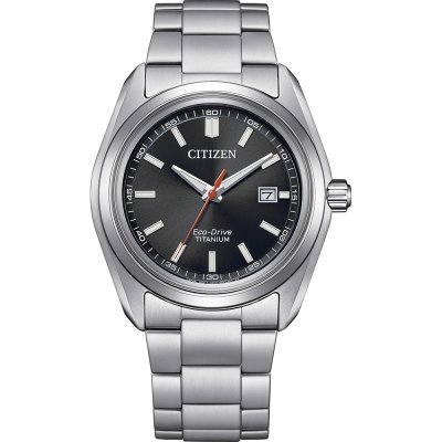 Citizen Super Titanium AW1900-50E Super Titanium Eco-Drive Ring Solar Horloge