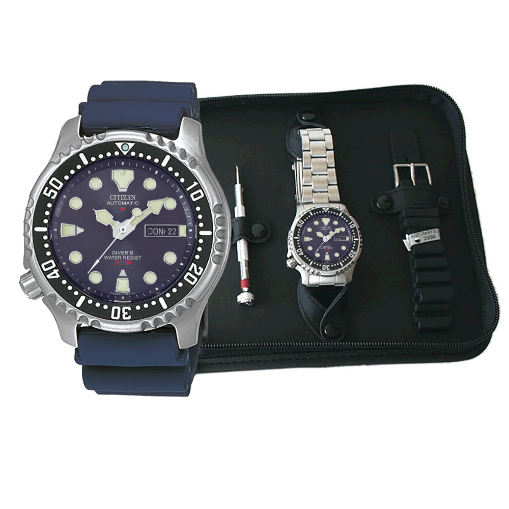 Citizen Marine NY0040-17LEM Promaster Sea Gift Set Horloge