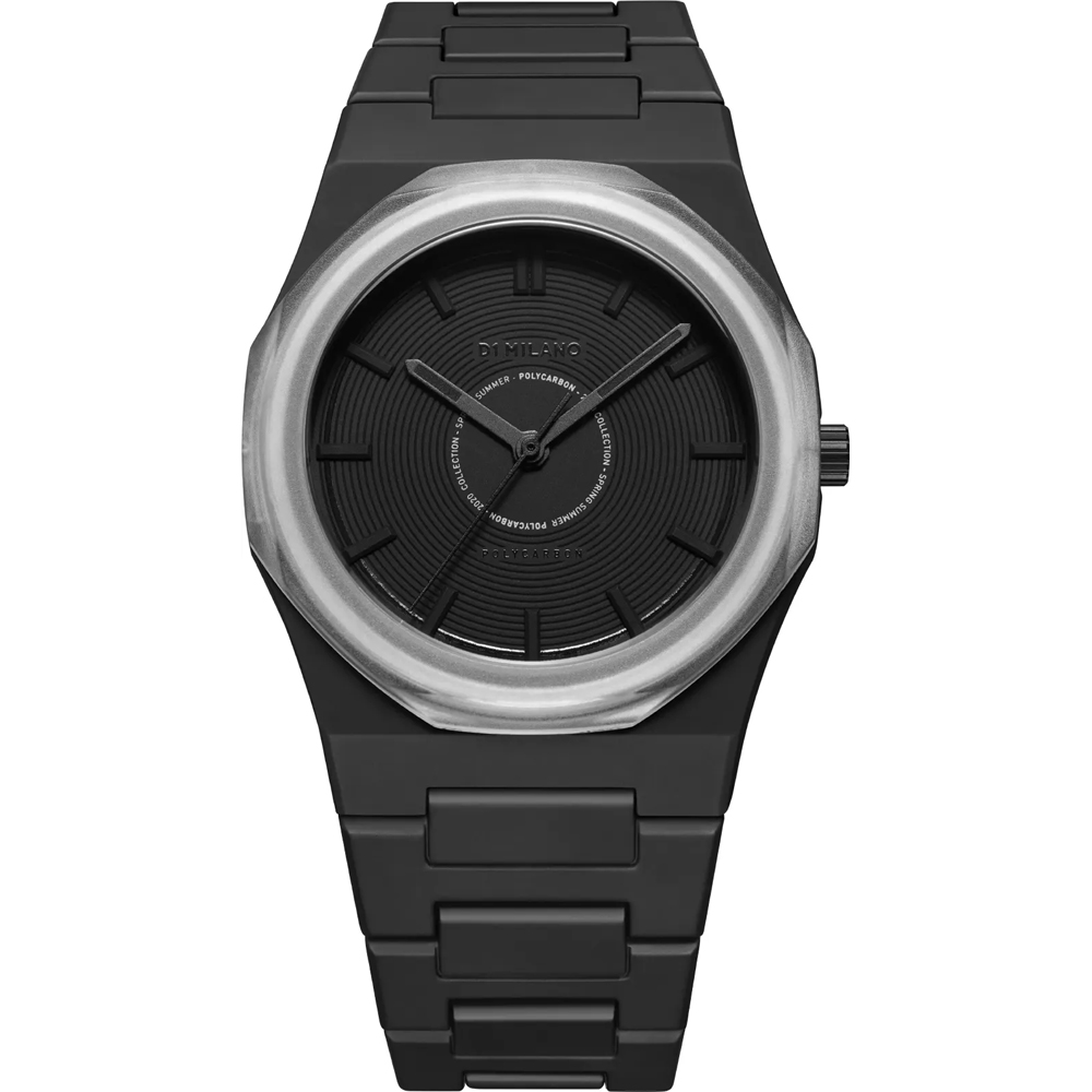 D1 Milano D1-PCBJ16 Black LP Horloge