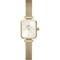 Daniel Wellington Quadro DW00100656 Quadro Mini Evergold Horloge