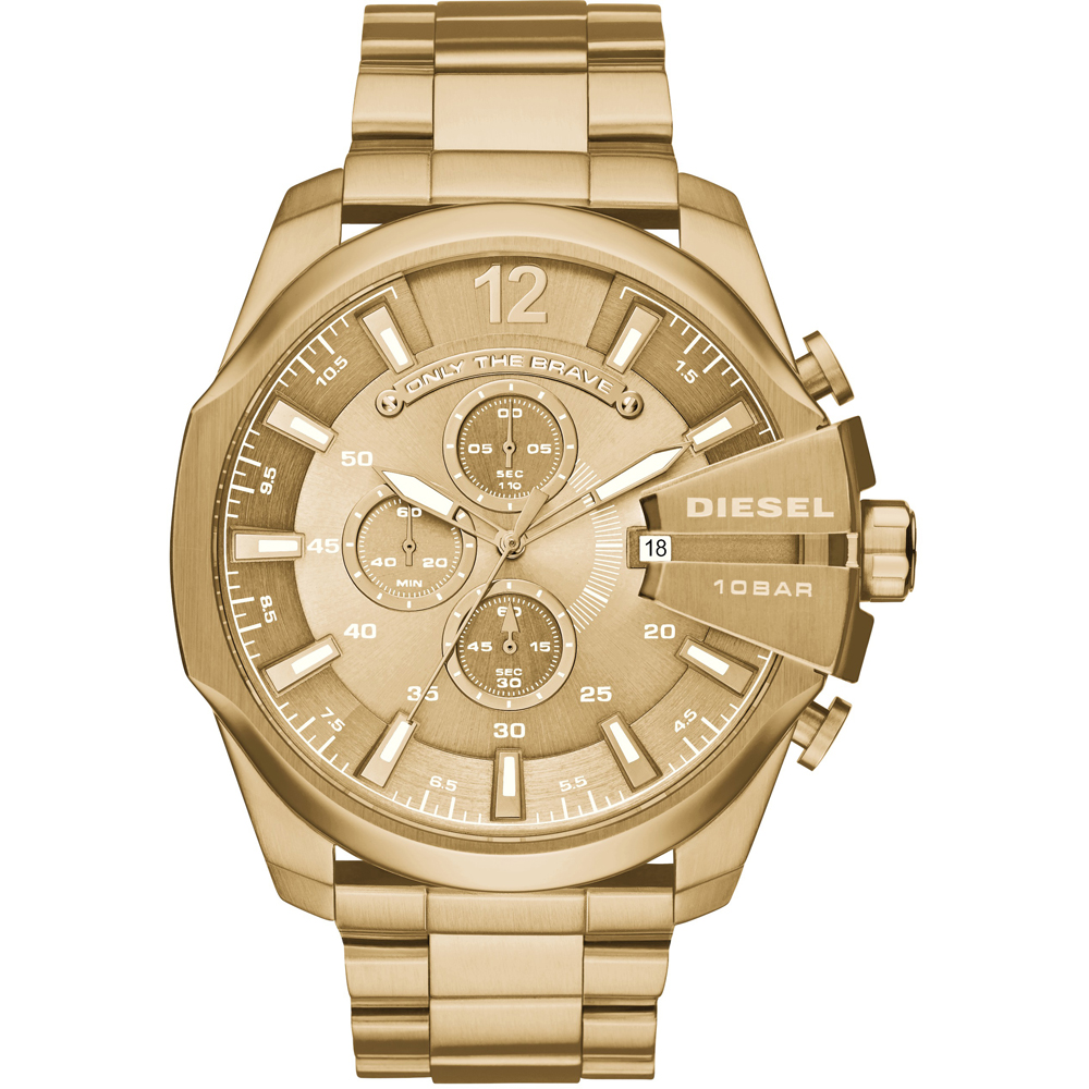 Diesel XL DZ4360 Mega Chief horloge • EAN: 4053858489257 • Horloge.be