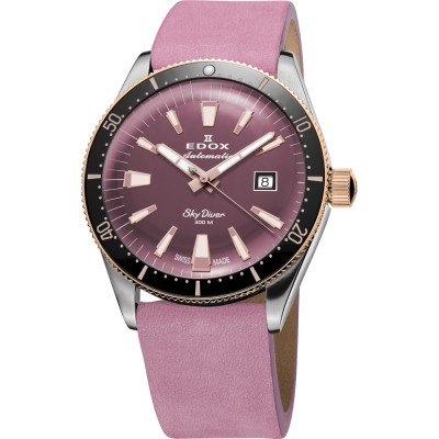 Edox 80131-357RNRC-VIO Skydiver Horloge