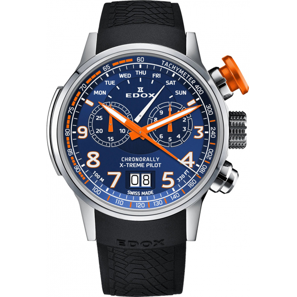 Edox Chronorally 38001-TINOCA-BUO3 Chronorally-S Horloge