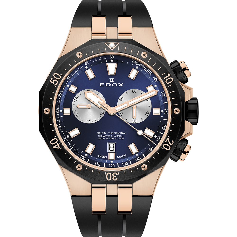 Edox Delfin 10109-357RNCA-BUIRA horloge