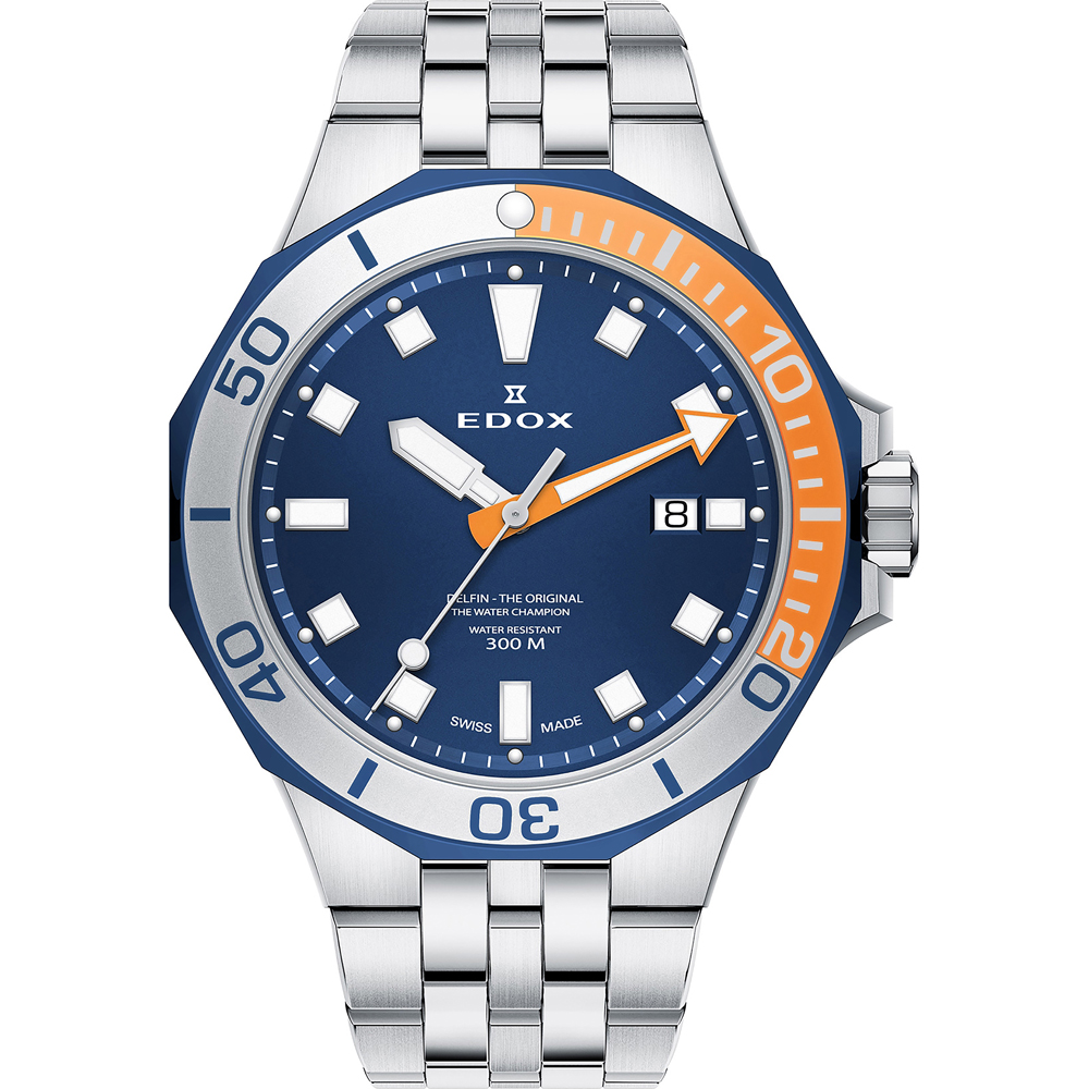 Edox Delfin 53015-357BUOM-BUIN horloge