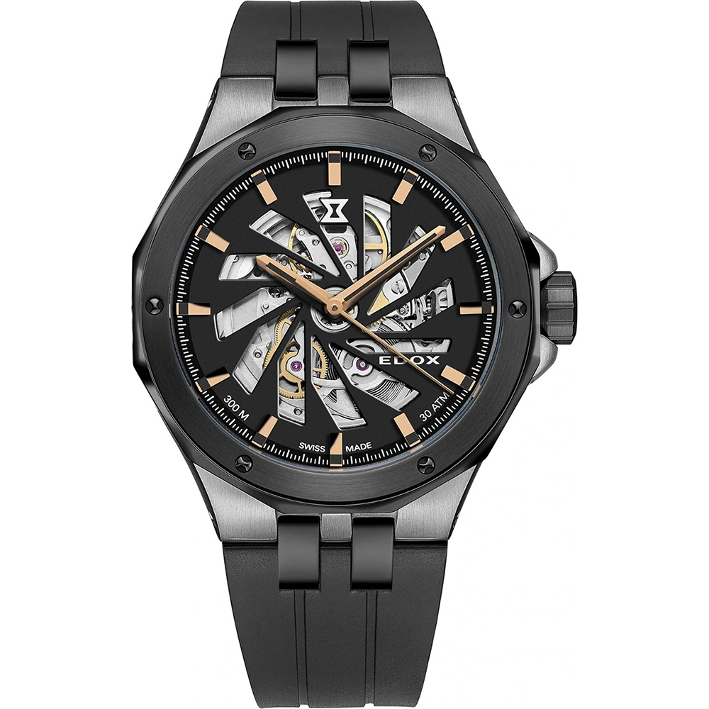 Edox Delfin 85304-357GN-NRN1 Delfin Mecano - 60th Anniversary Limited Edition: 600 Pieces Horloge
