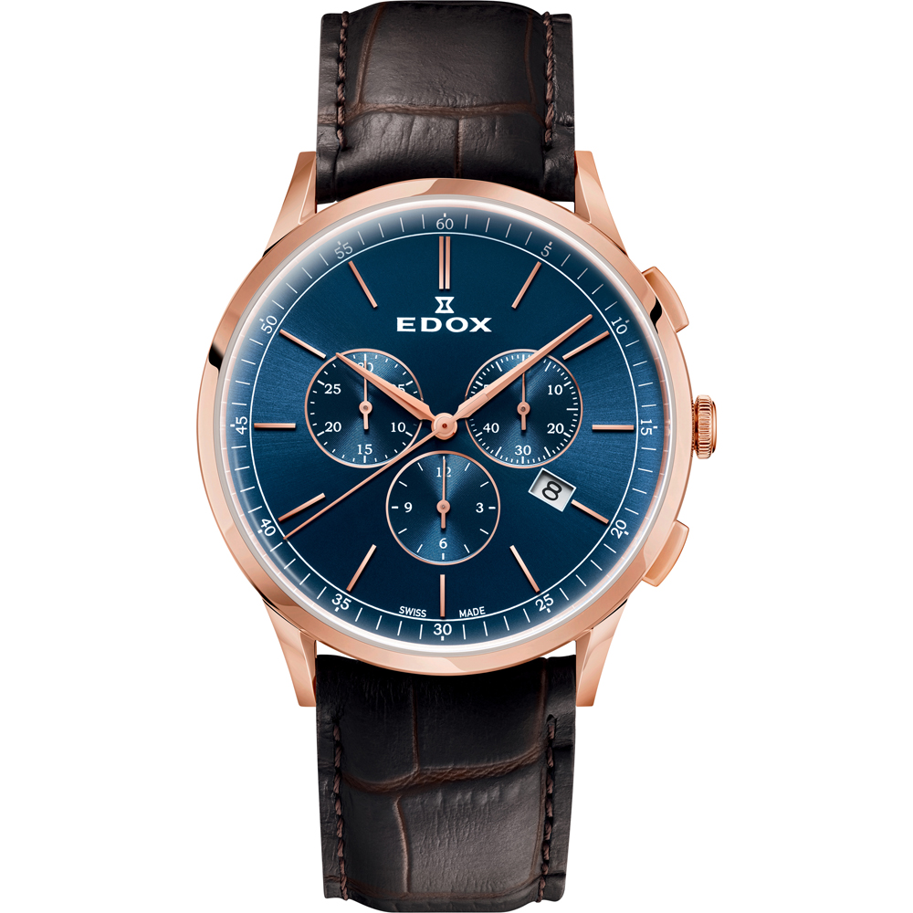 Edox 10236-37RC-BUIR Les Vauberts Horloge