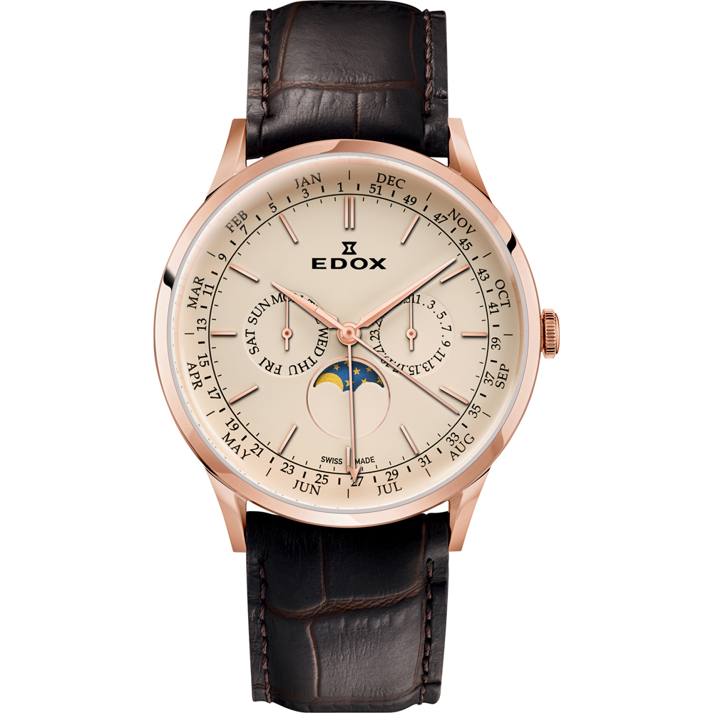 Edox Les Vauberts 40101-37RC-BEIR Horloge