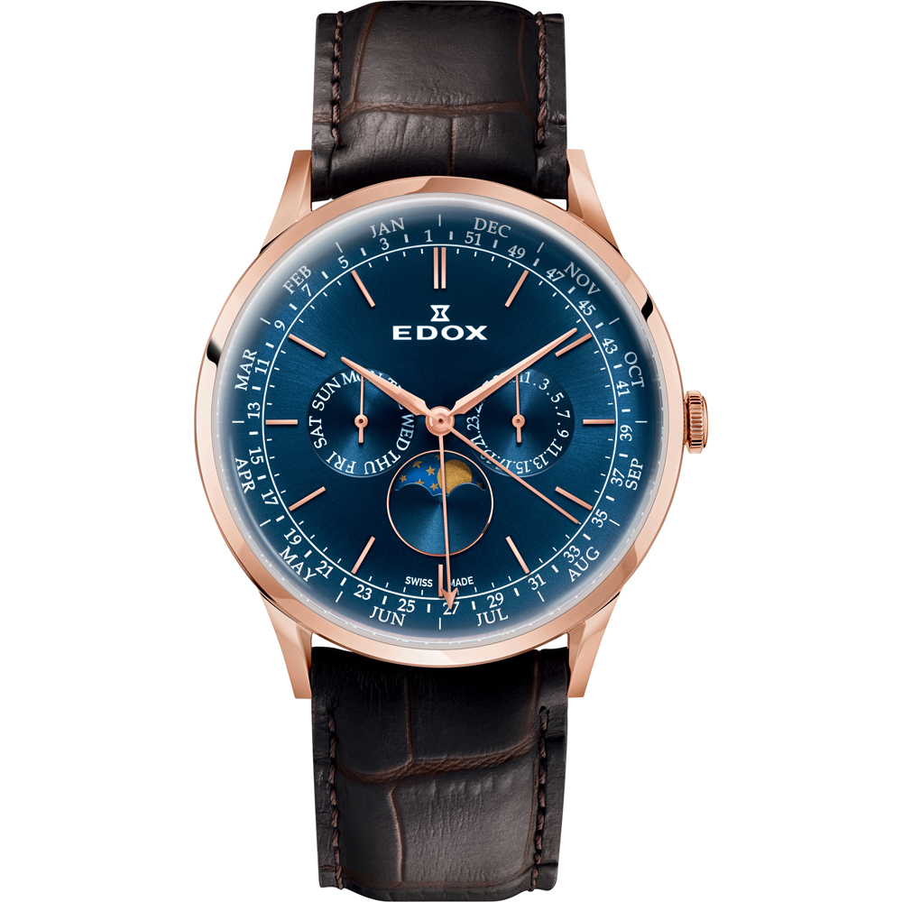 Edox Les Vauberts 40101-37RC-BUIR Horloge
