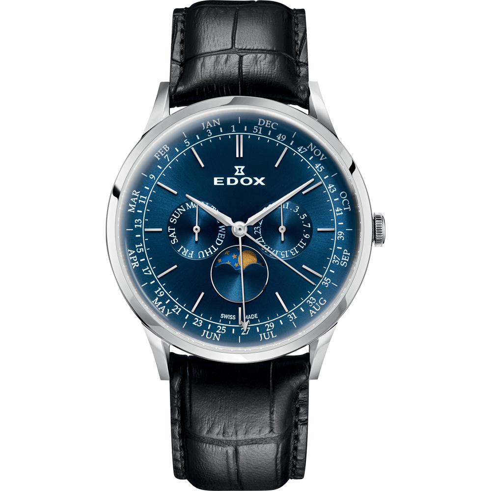 Edox Les Vauberts 40101-3C-BUIN Horloge