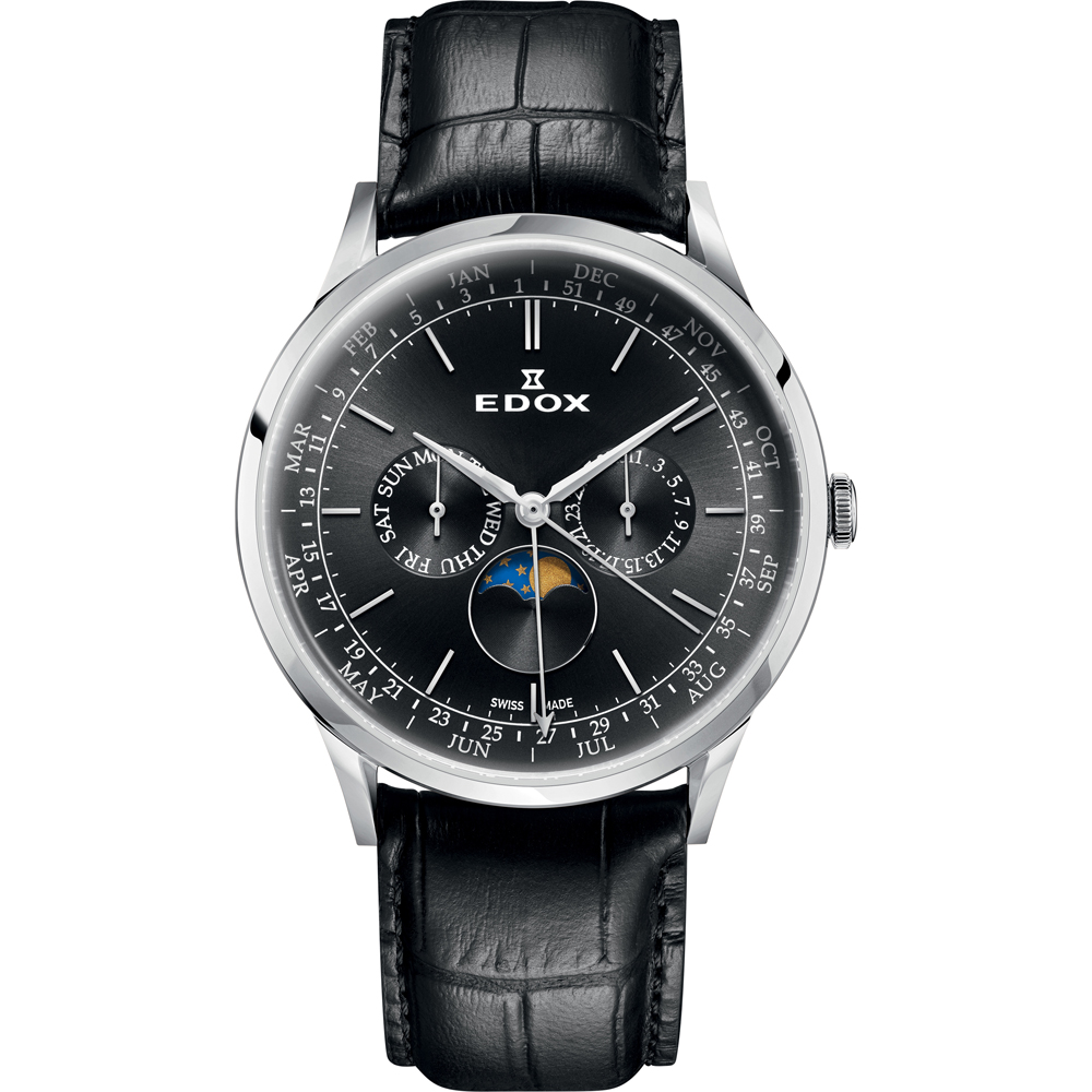 Edox Les Vauberts 40101-3C-NIN Horloge