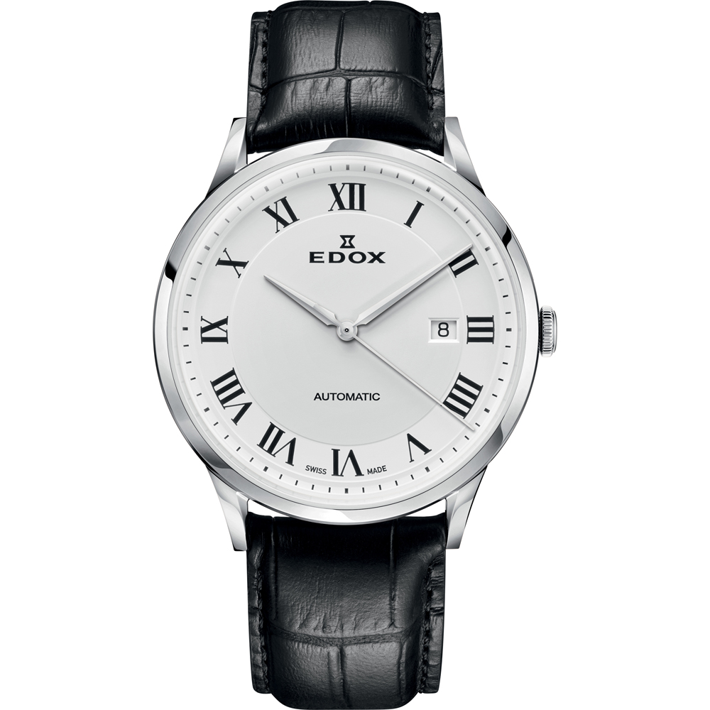 Edox Les Vauberts 80106-3C-AR Horloge