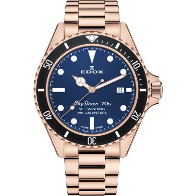 Edox Skydiver 80112-37RNM-BUI Horloge