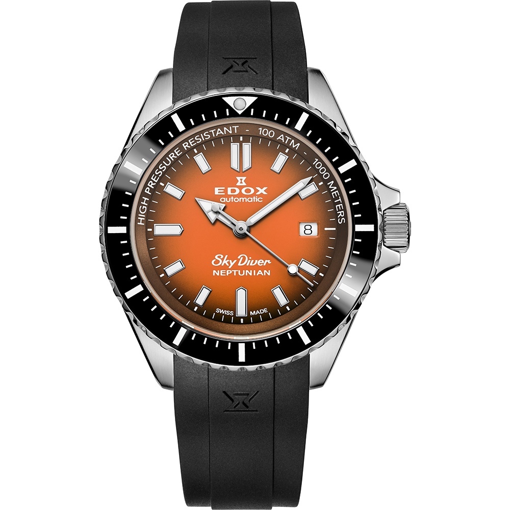 Edox Skydiver 80120-3NCA-ODN Skydiver Neptunian Horloge