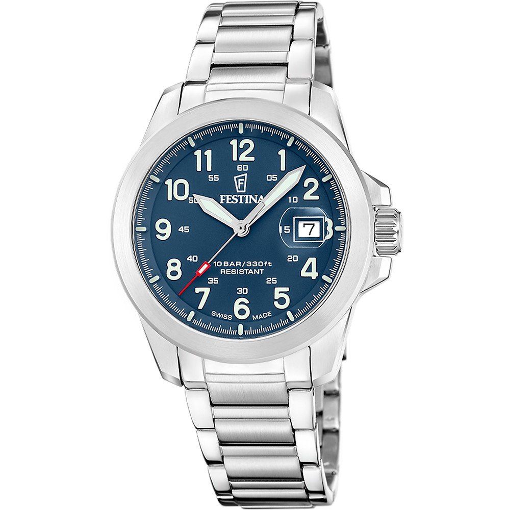 Festina Analoog kwartshorloge voor dames met leren armband F20013/4