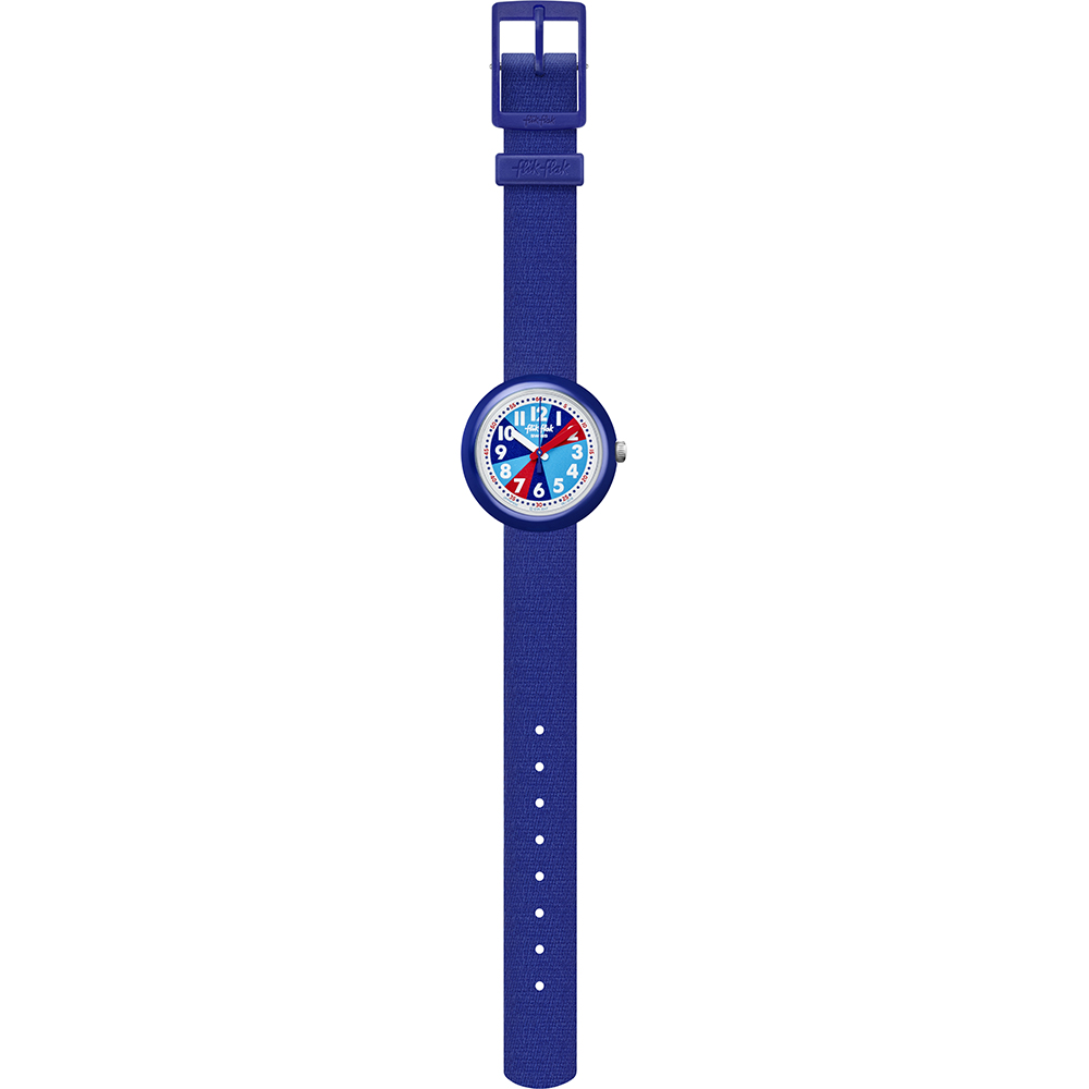 Flik Flak 5+ Power Time FPNP032 Blueish Horloge