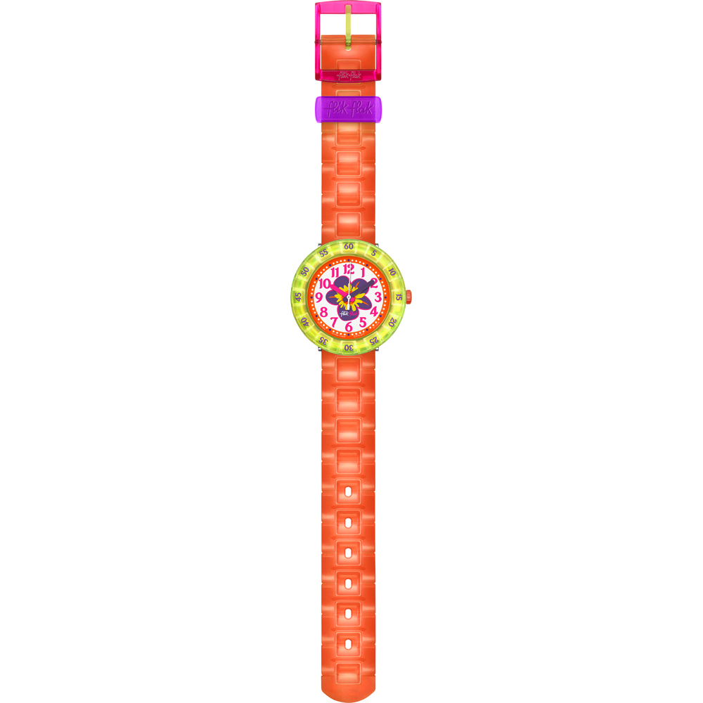 Flik Flak 7+ Power Time FCSP030 Chewy Orange Horloge