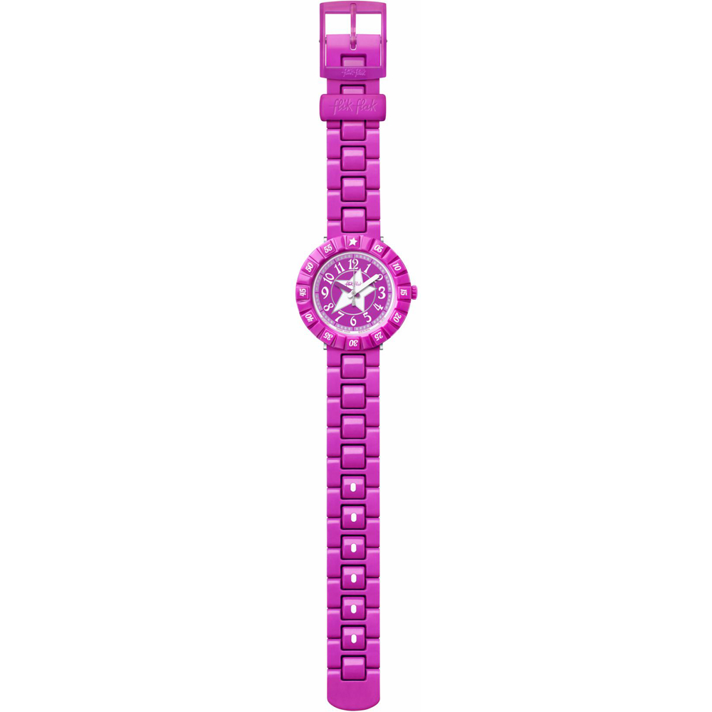Flik Flak 7+ Power Time FCSP027 Colour Purple Reshake Horloge