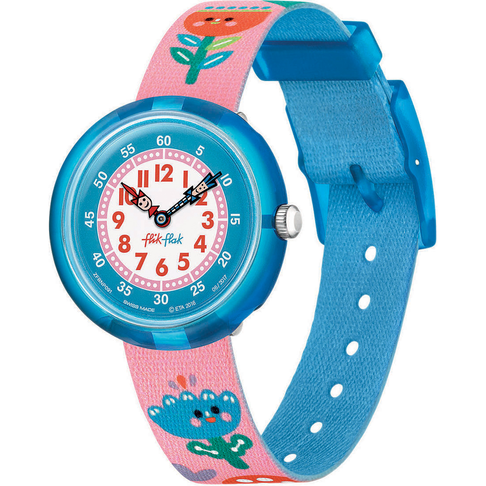 Flik Flak 3+ Story Time FBNP091C Cute Flower Horloge