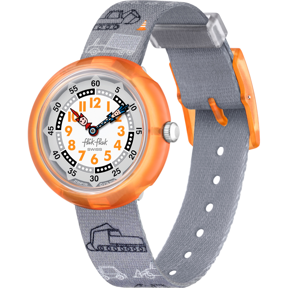 Flik Flak FBNP159 Dig It Horloge