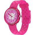 Flik Flak 7+ Power Time FCNP005 Fizz in hibiscus Horloge