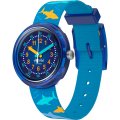 Flik Flak 5+ Power Time FPNP187 Shark Gang Horloge