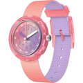 Flik Flak 5+ Power Time FPNP188 Quench In Pink Horloge