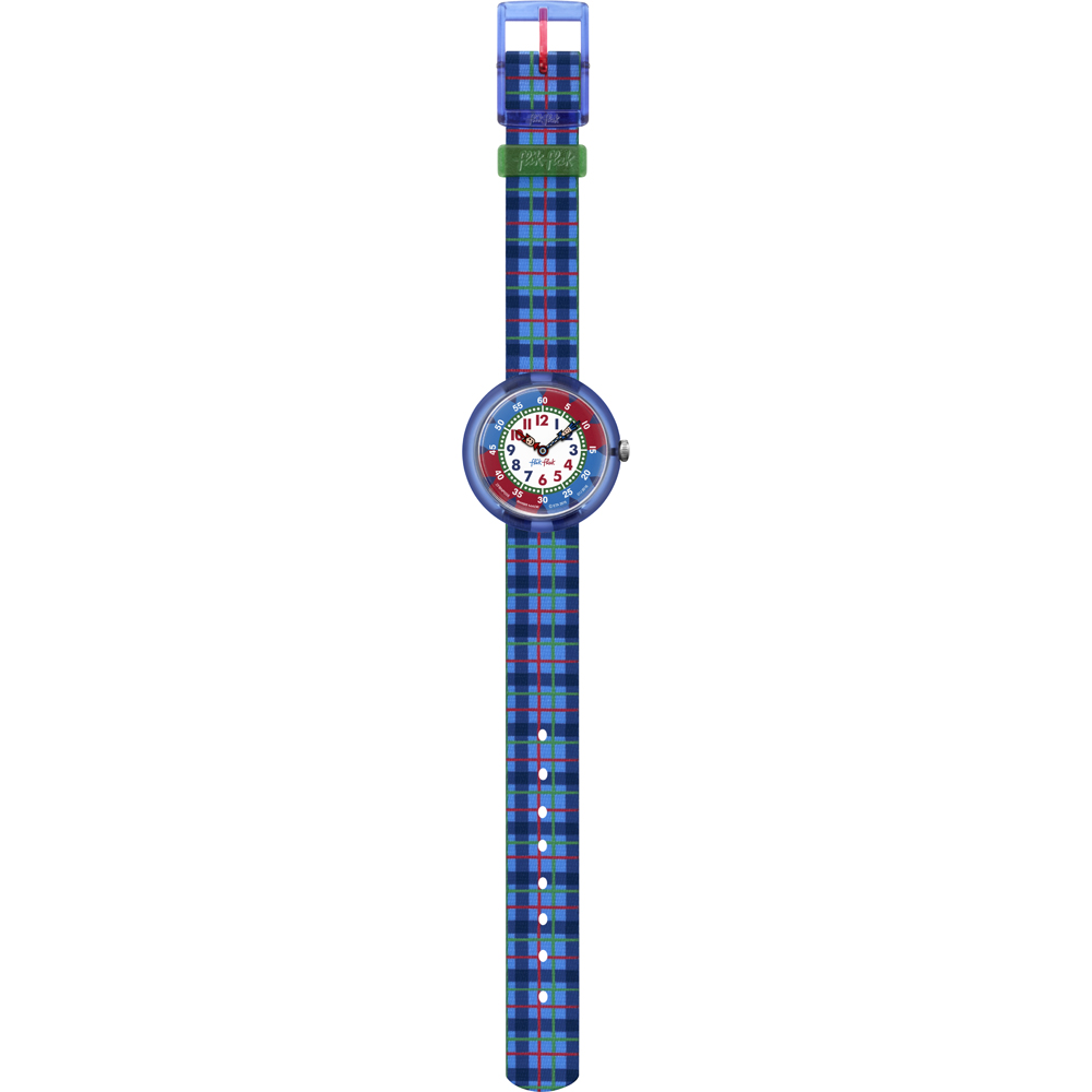 Flik Flak 3+ Story Time FBNP056 Blue Flik Horloge