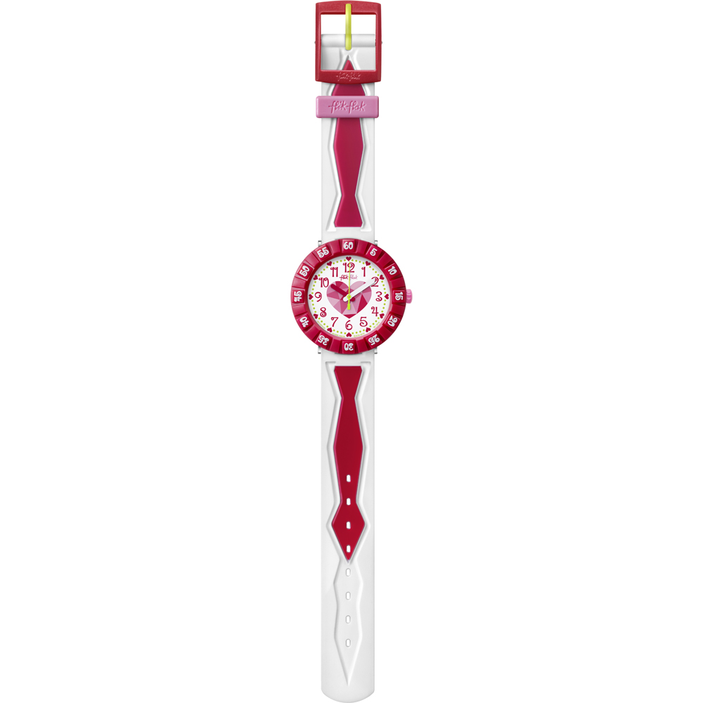 Flik Flak 7+ Power Time FCSP036 Get It In Pink Horloge