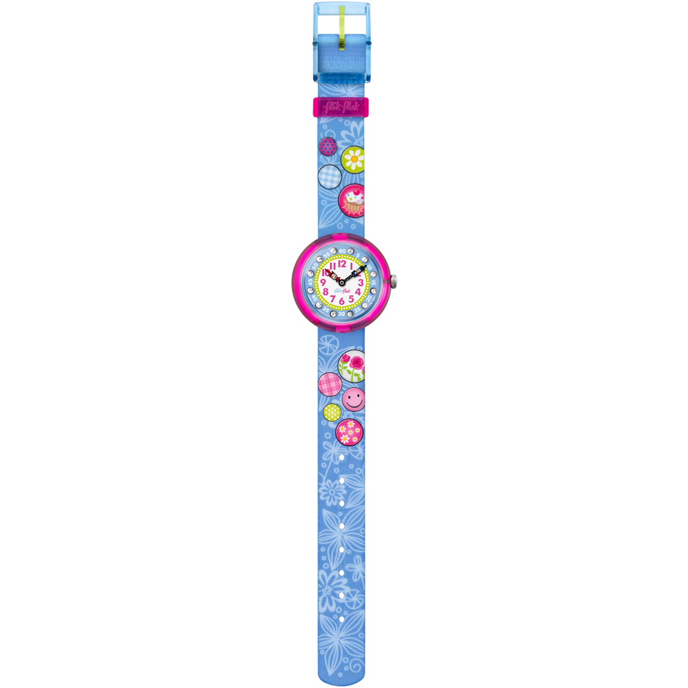Flik Flak 3+ Story Time FBNP023 Girly Badges Horloge