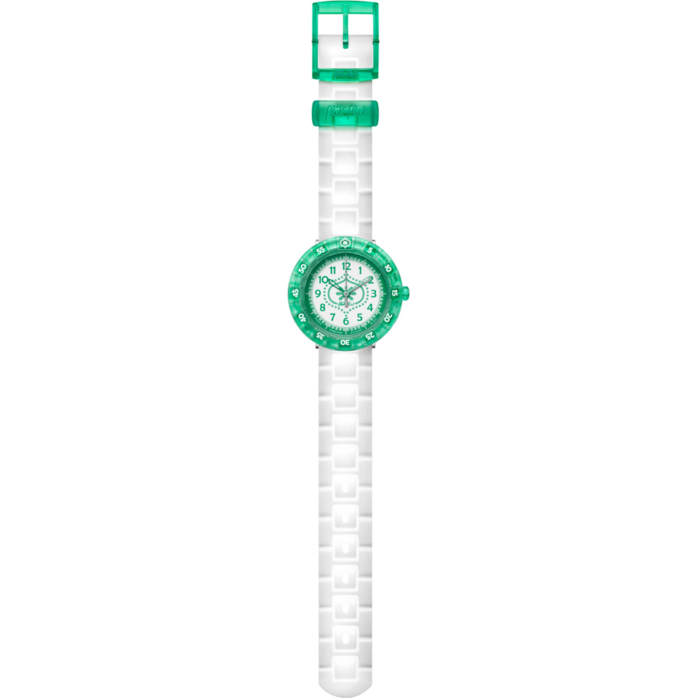 Flik Flak 7+ Power Time FCSP013 Green Summer Breeze Horloge