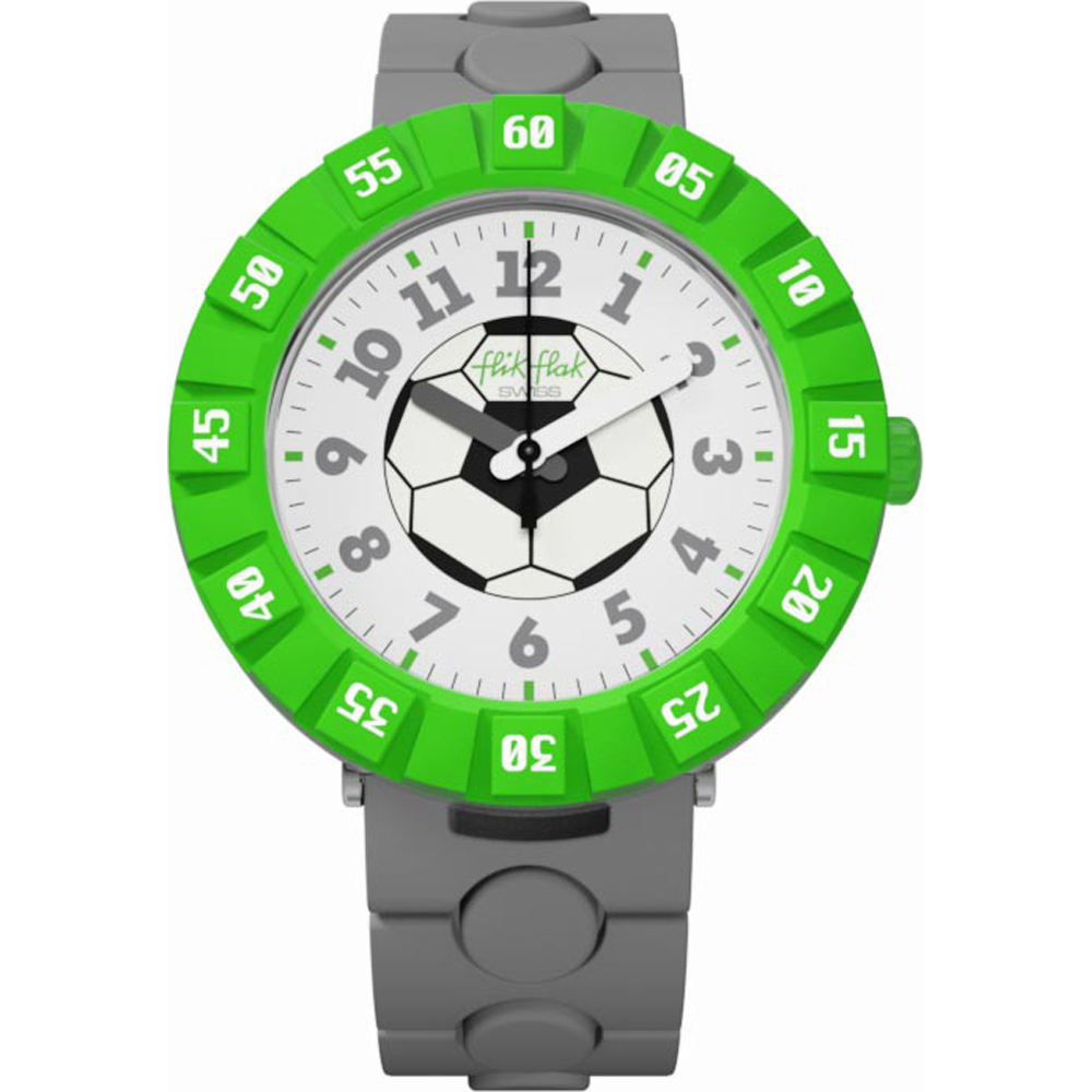 Flik Flak 7+ Power Time FCSP070 Hat-Trick Horloge