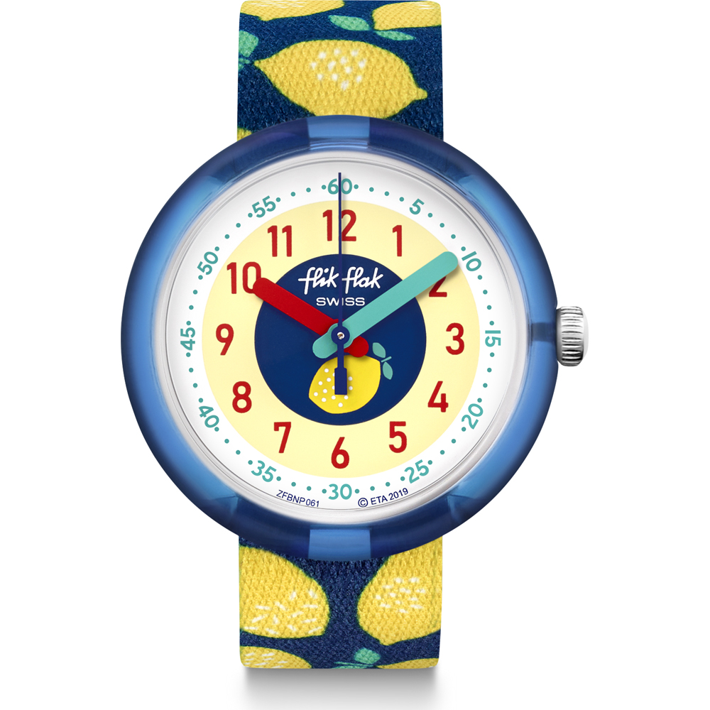 Flik Flak 5+ Power Time FPNP061 Limonata Horloge